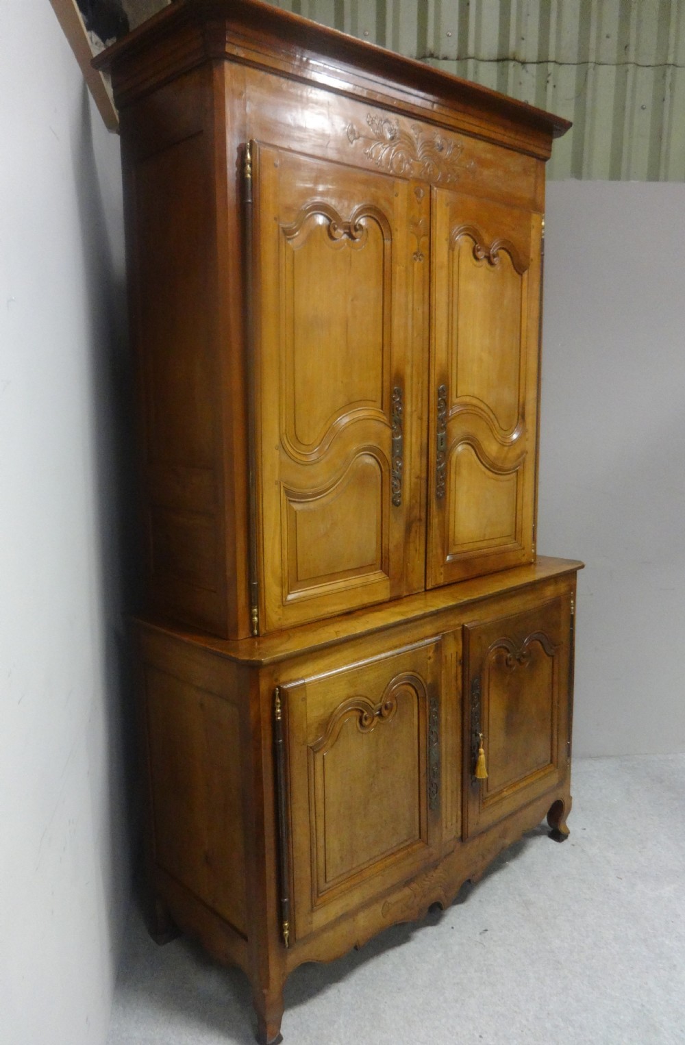 Fabulous French Provincial Fruitwood Cupboard View XII