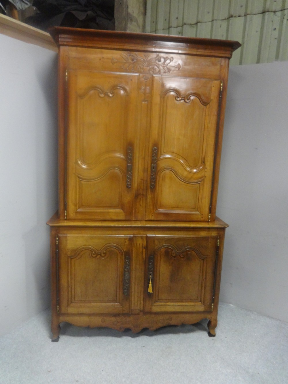 Fabulous French Provincial Fruitwood Cupboard View XIII