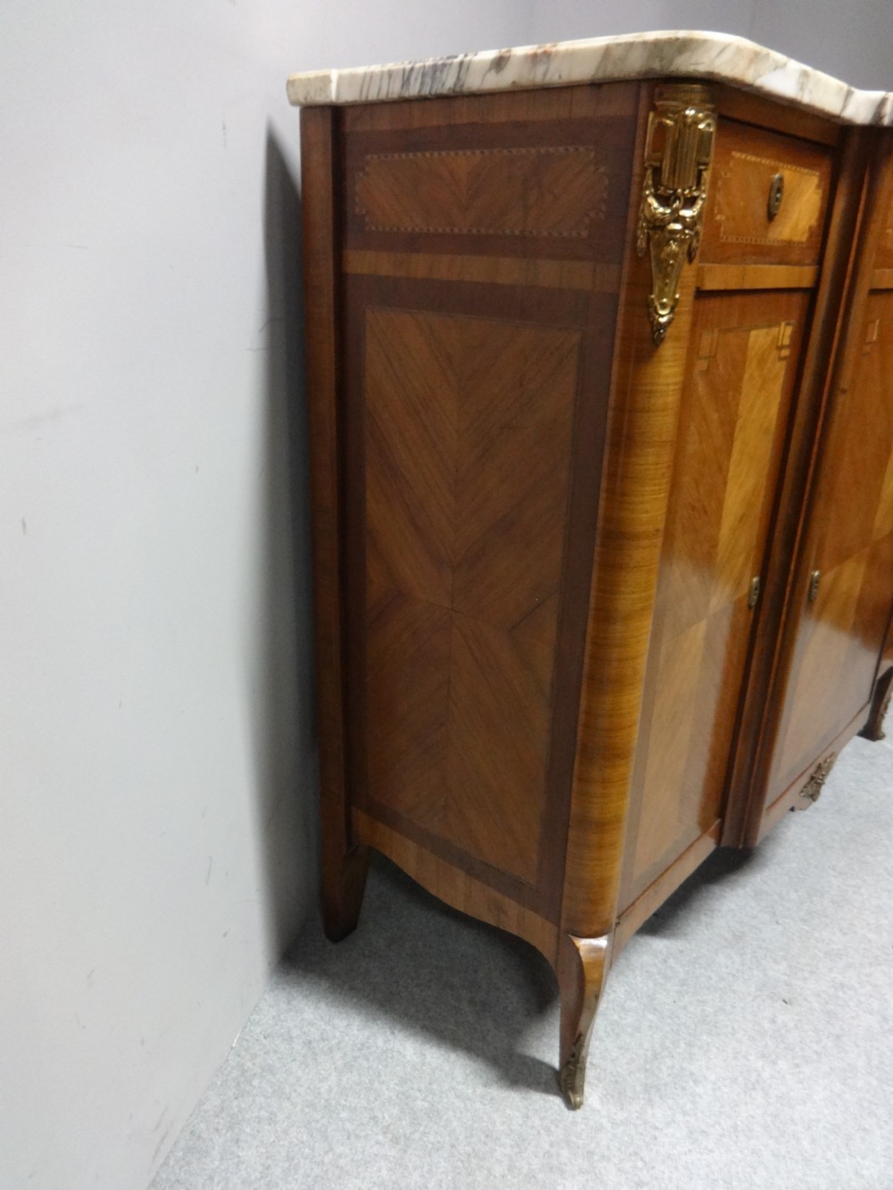 Excellent French Breakfront Sidecabinet View IV