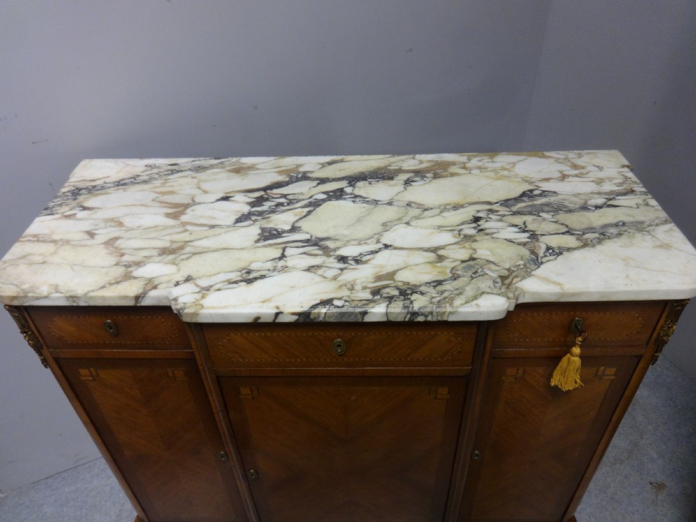 Excellent French Breakfront Sidecabinet View V