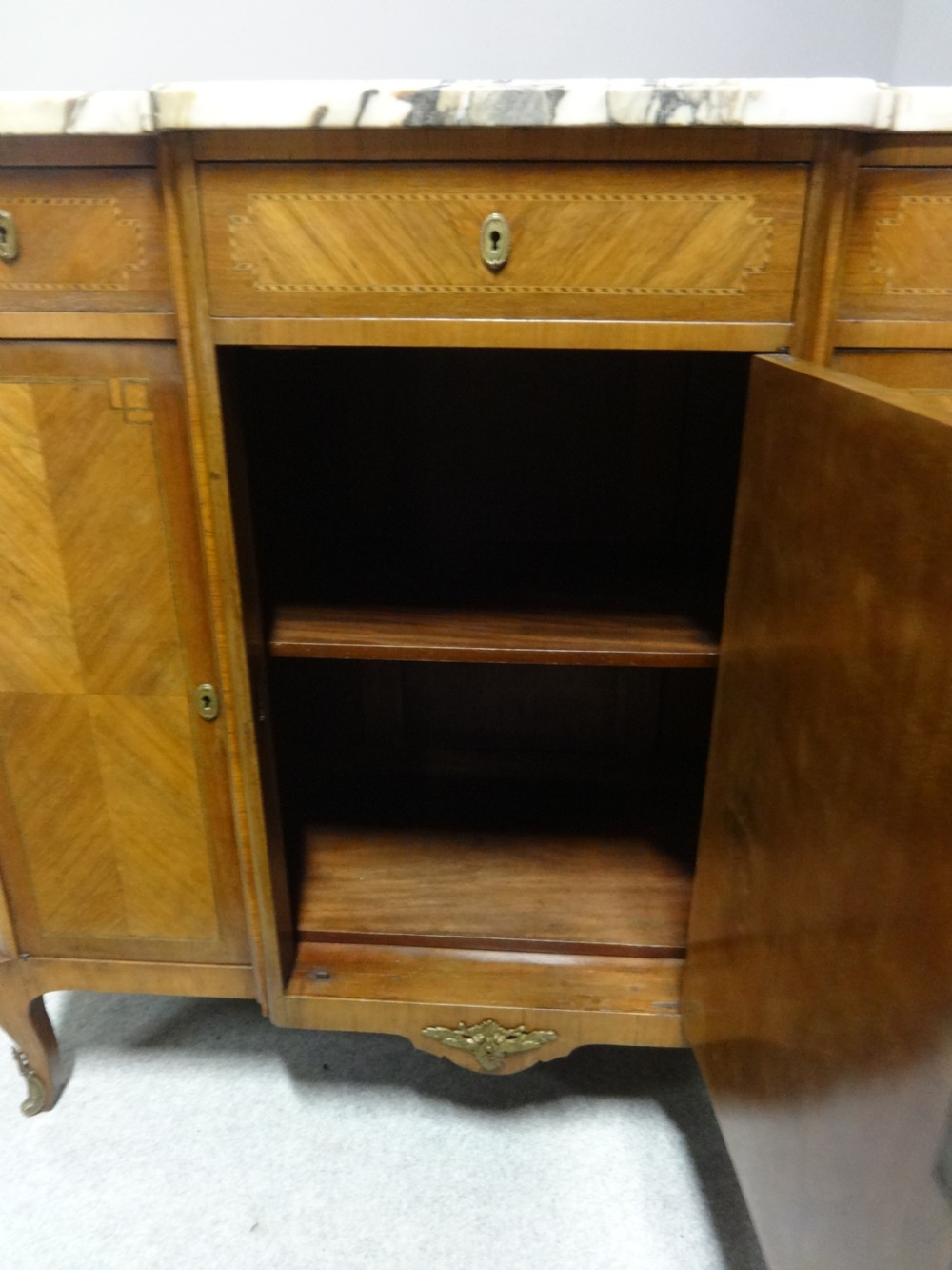Excellent French Breakfront Sidecabinet View VII