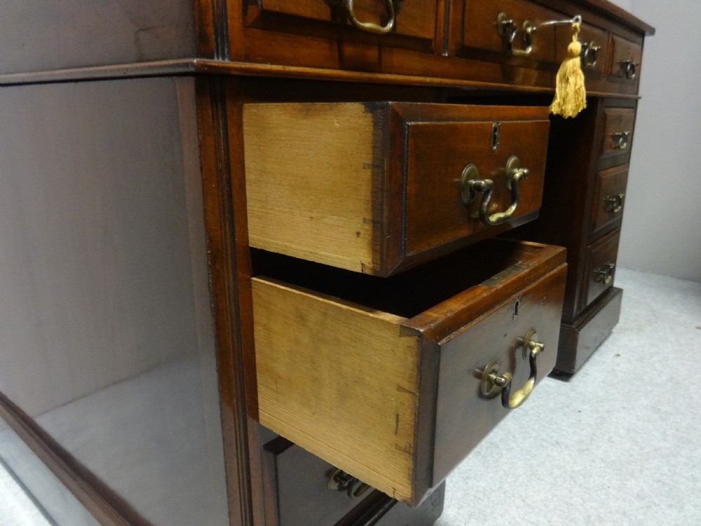 Victorian Walnut Pedestal Desk View III
