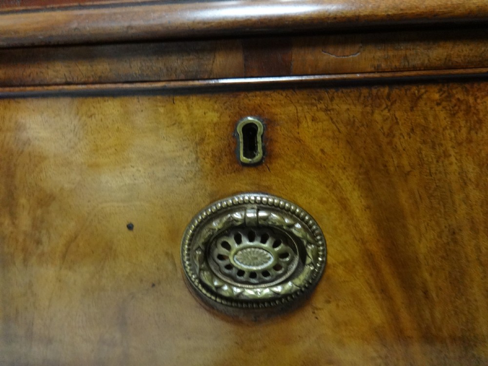 Very Nice Regency Bow Front Bookcase View V