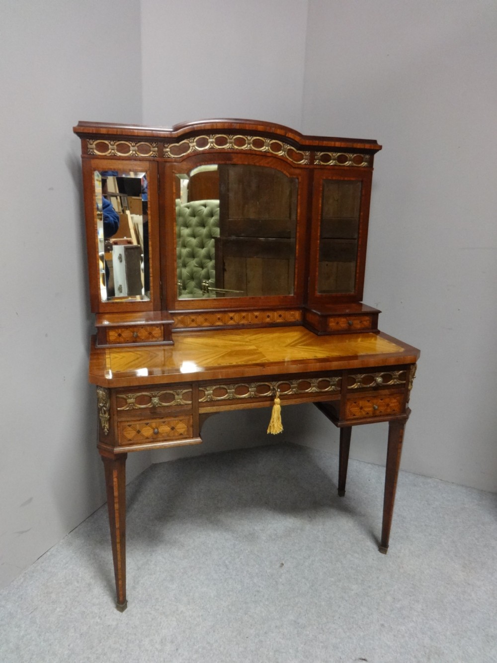 Very Pretty French Marquetry Dressing Table View II