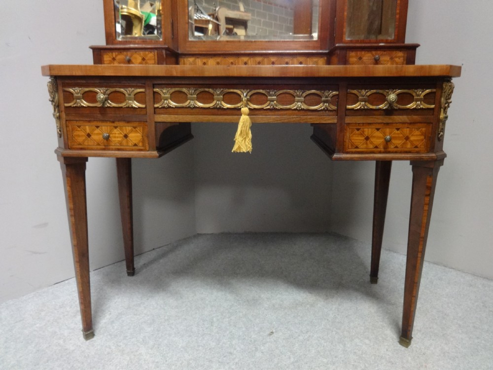 Very Pretty French Marquetry Dressing Table View V