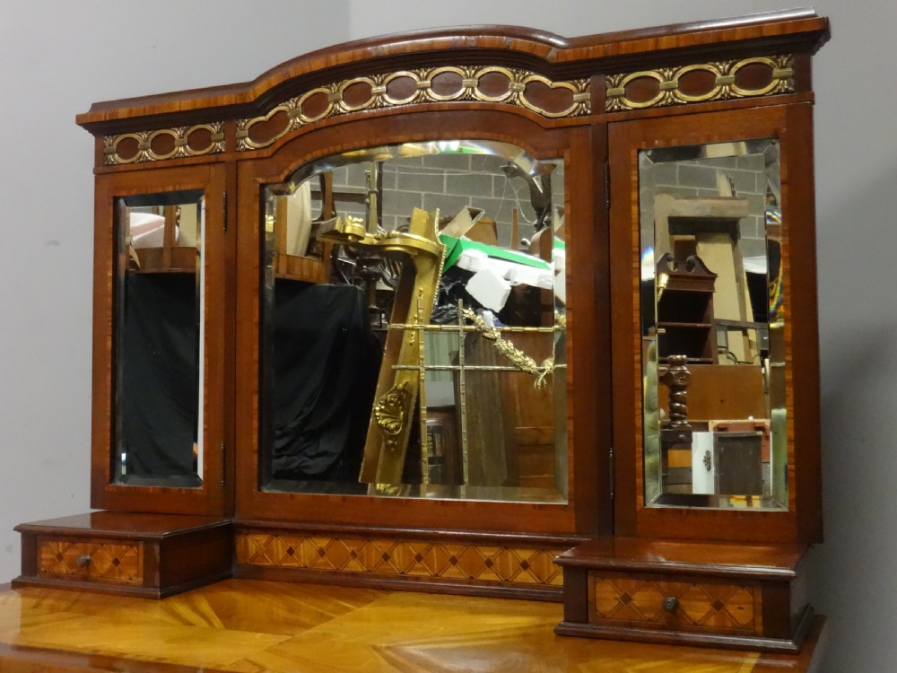 Very Pretty French Marquetry Dressing Table View VI