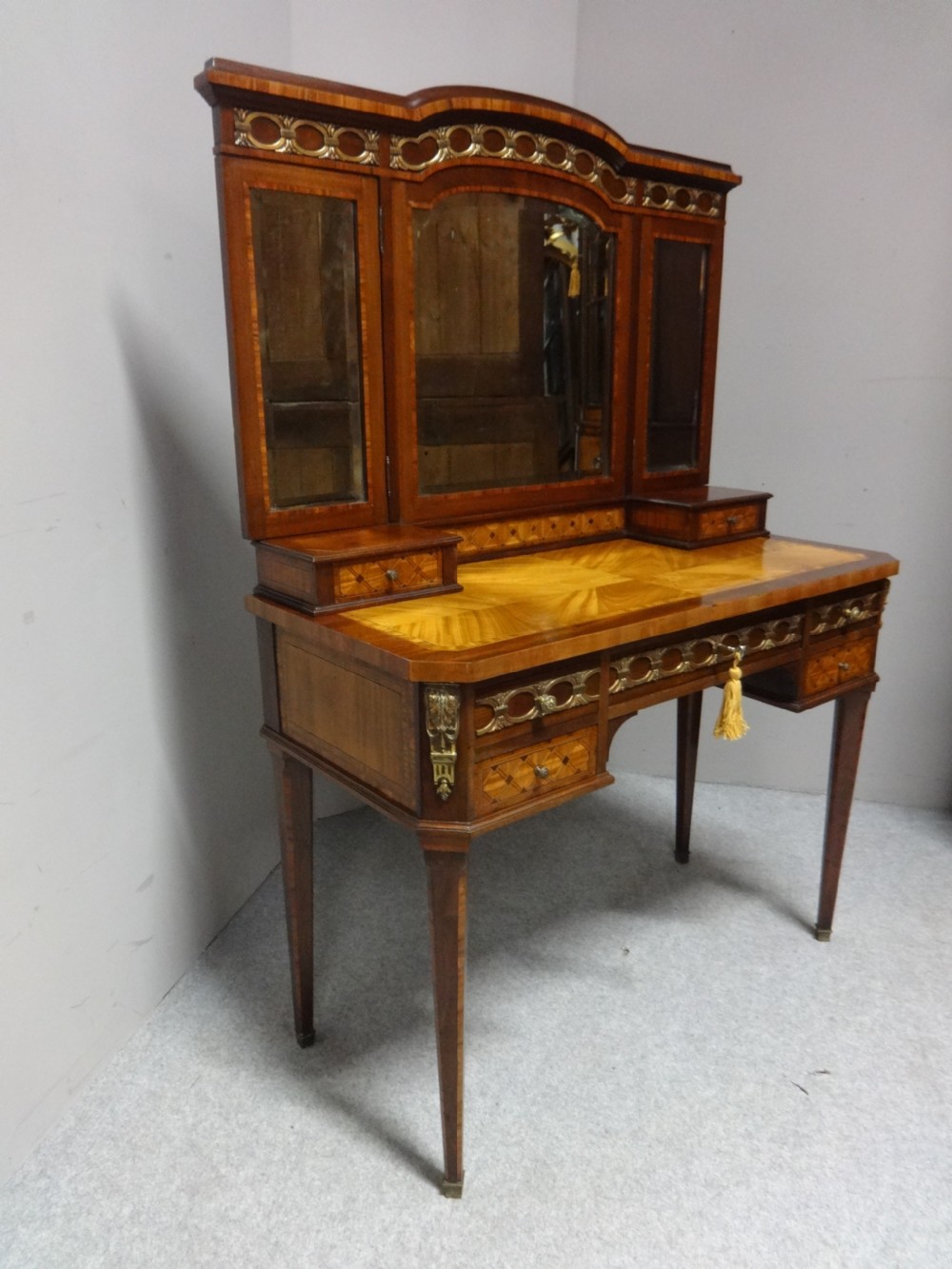 Very Pretty French Marquetry Dressing Table View IX