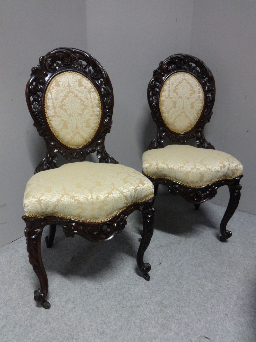 Outstanding Pair Chairs by G Horrix, Gravenhage