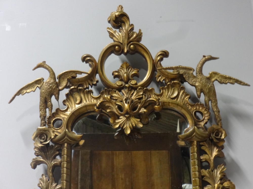 Outstanding Chippendale Gilt  Wall Mirror View III