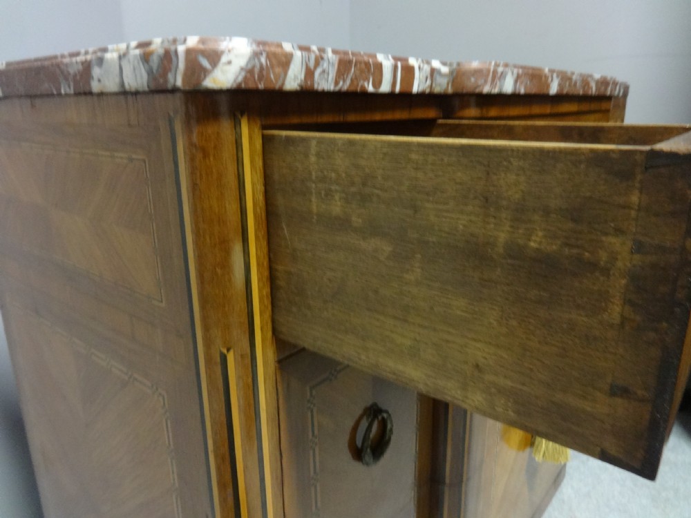 Superb French Tulipwood Inlaid Commode Chest of Drawers View IX