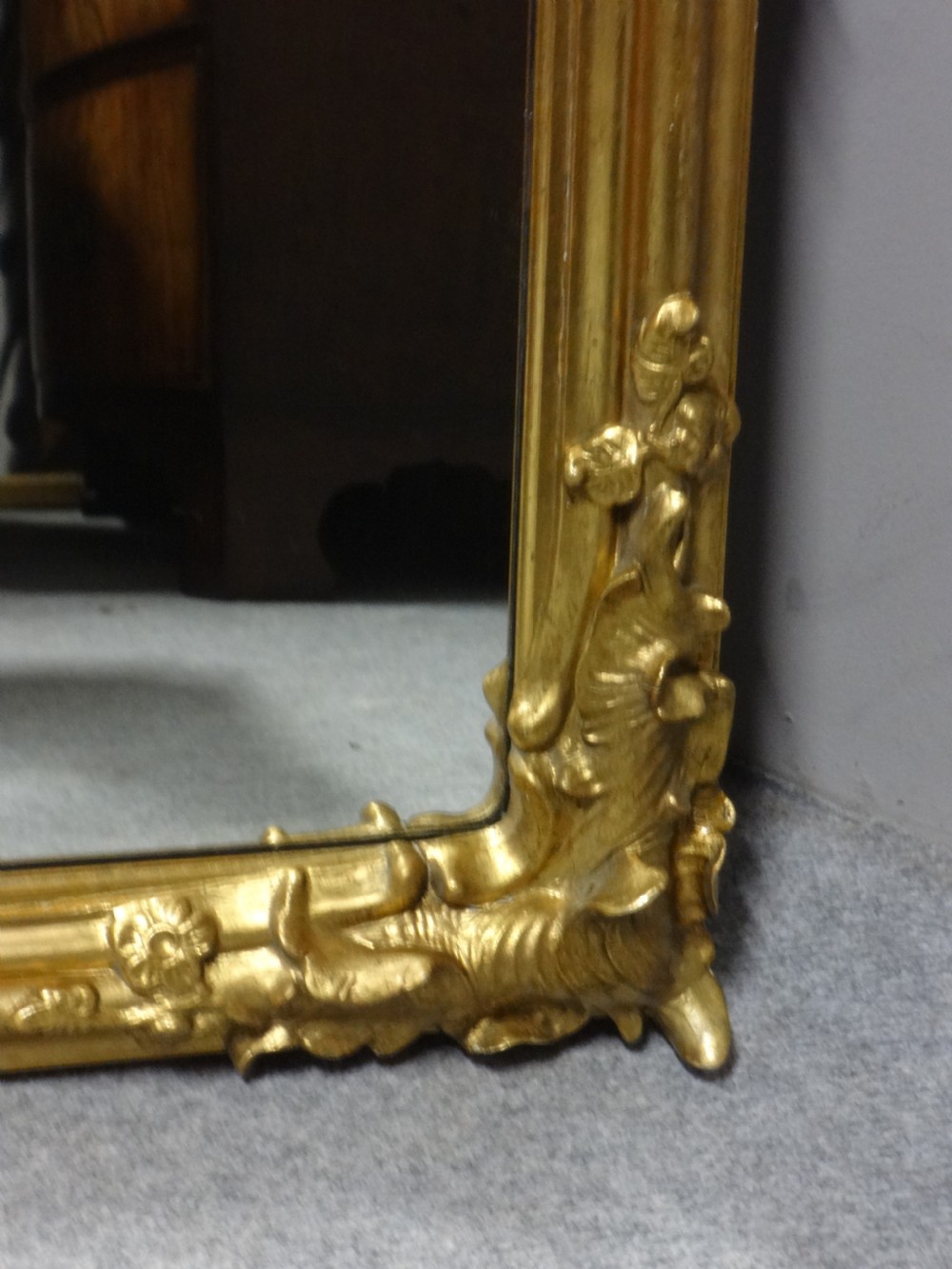 Very Good Edwardian Gilt Mirror View III