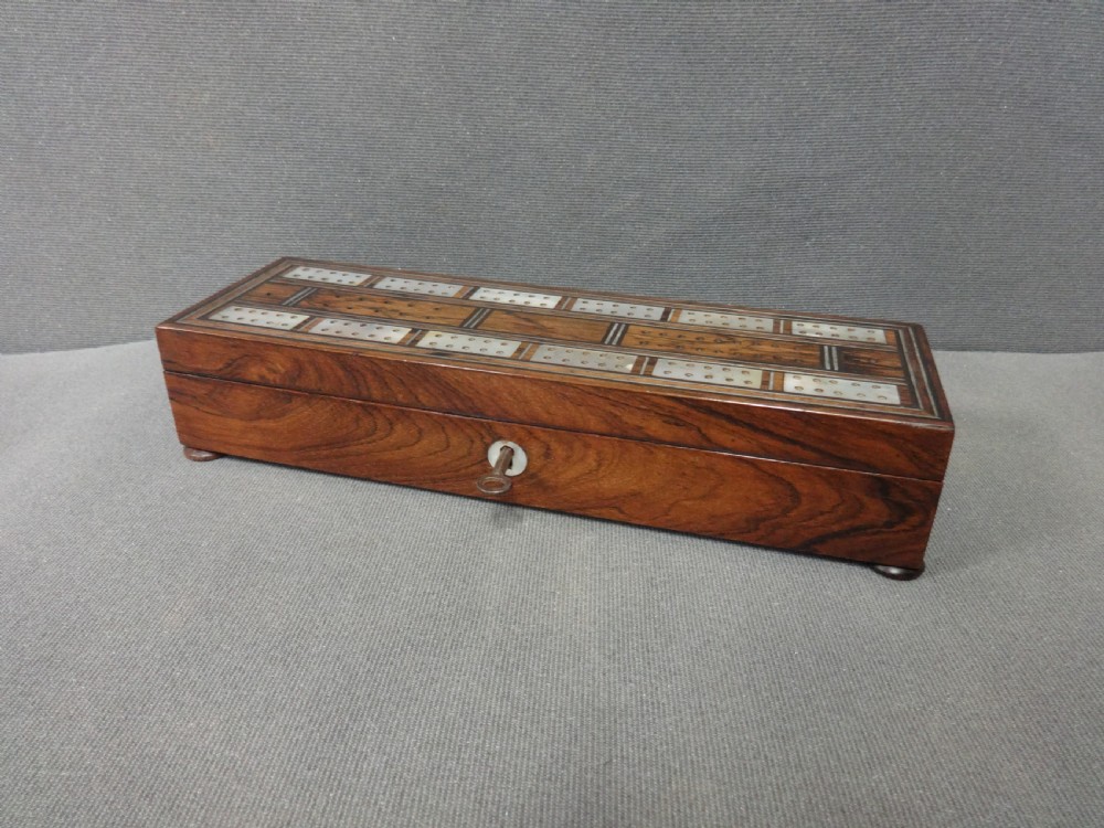 Superb Rosewood Cribbage Games Box (1)