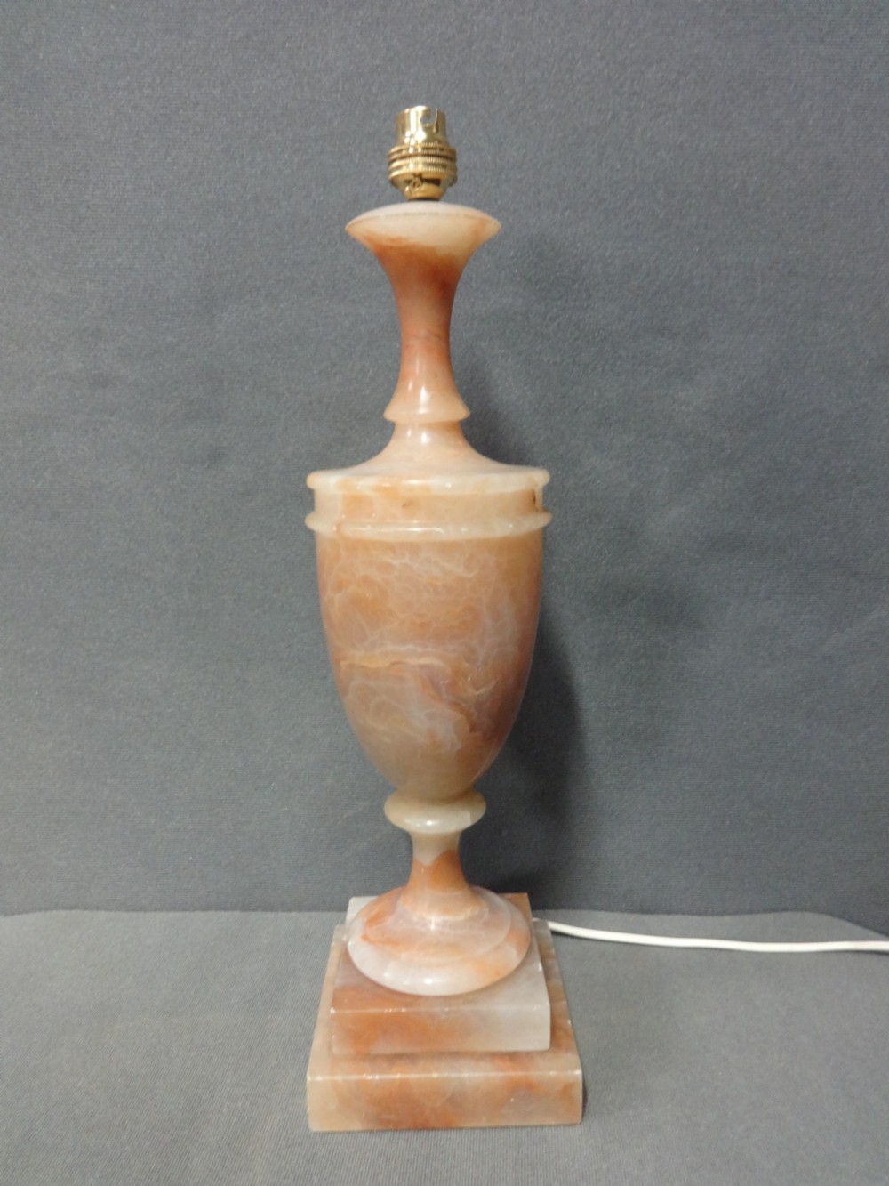 Very Good Large Alabaster Lamp 
