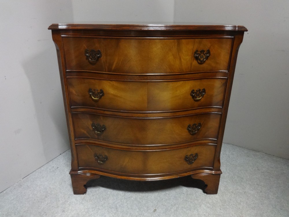 Four Drawer Serpentine Chest