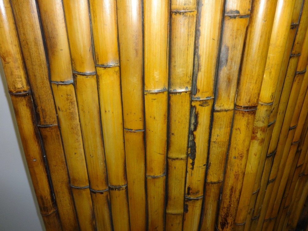 Wonderful Three Fold Bamboo Screen View V