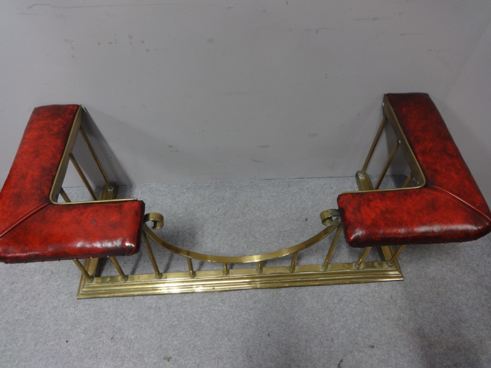 Excellent Quality Victorian Brass Club Fender View III