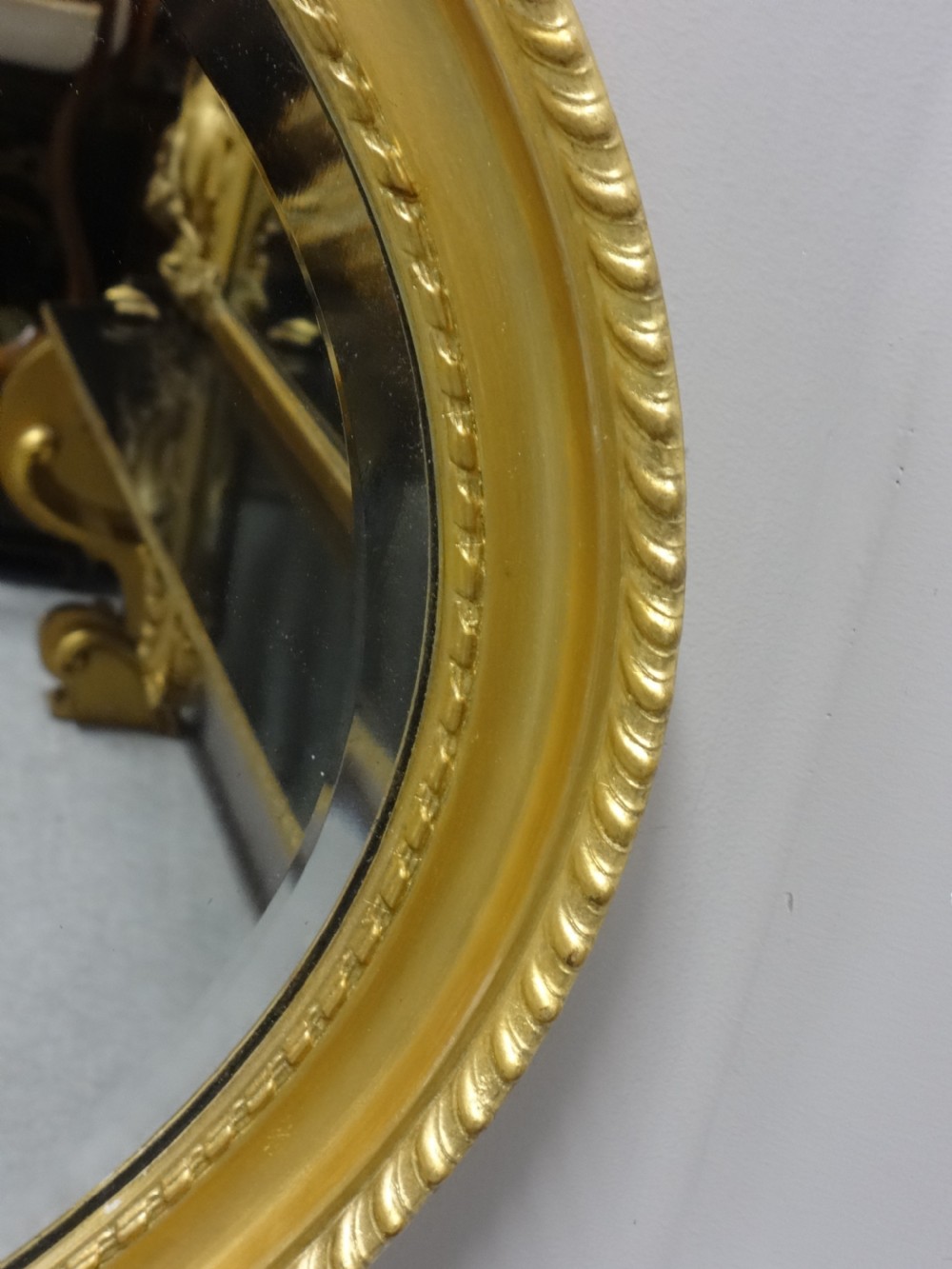 Very Good English Victorian Gilt Wall Mirror View III