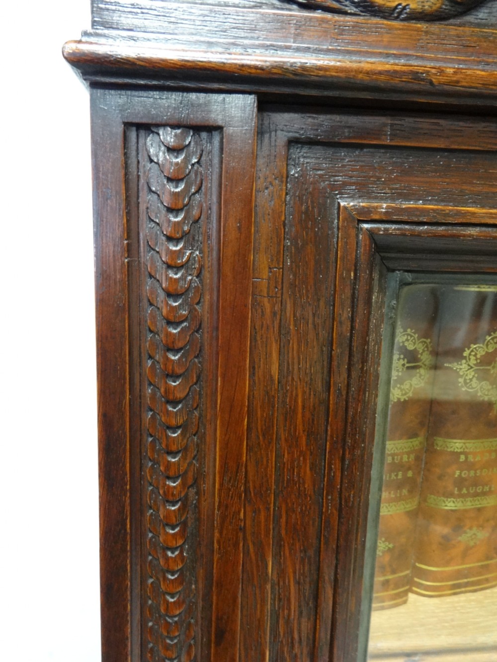 Top Quality Oak Adjustable Bookcase View VII