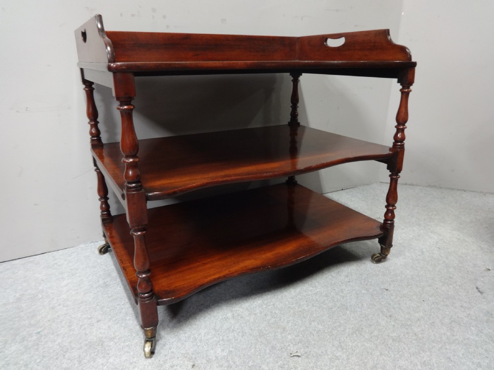 Good Georgian Mahogany Trolley