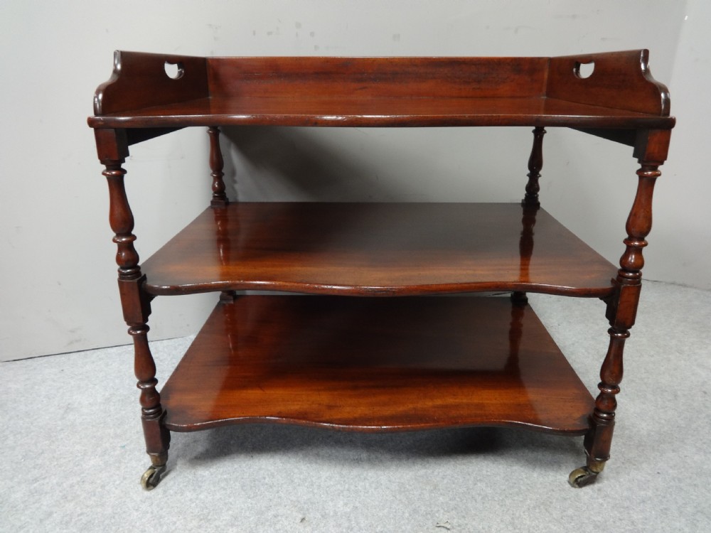 Good Georgian Mahogany Trolley View II
