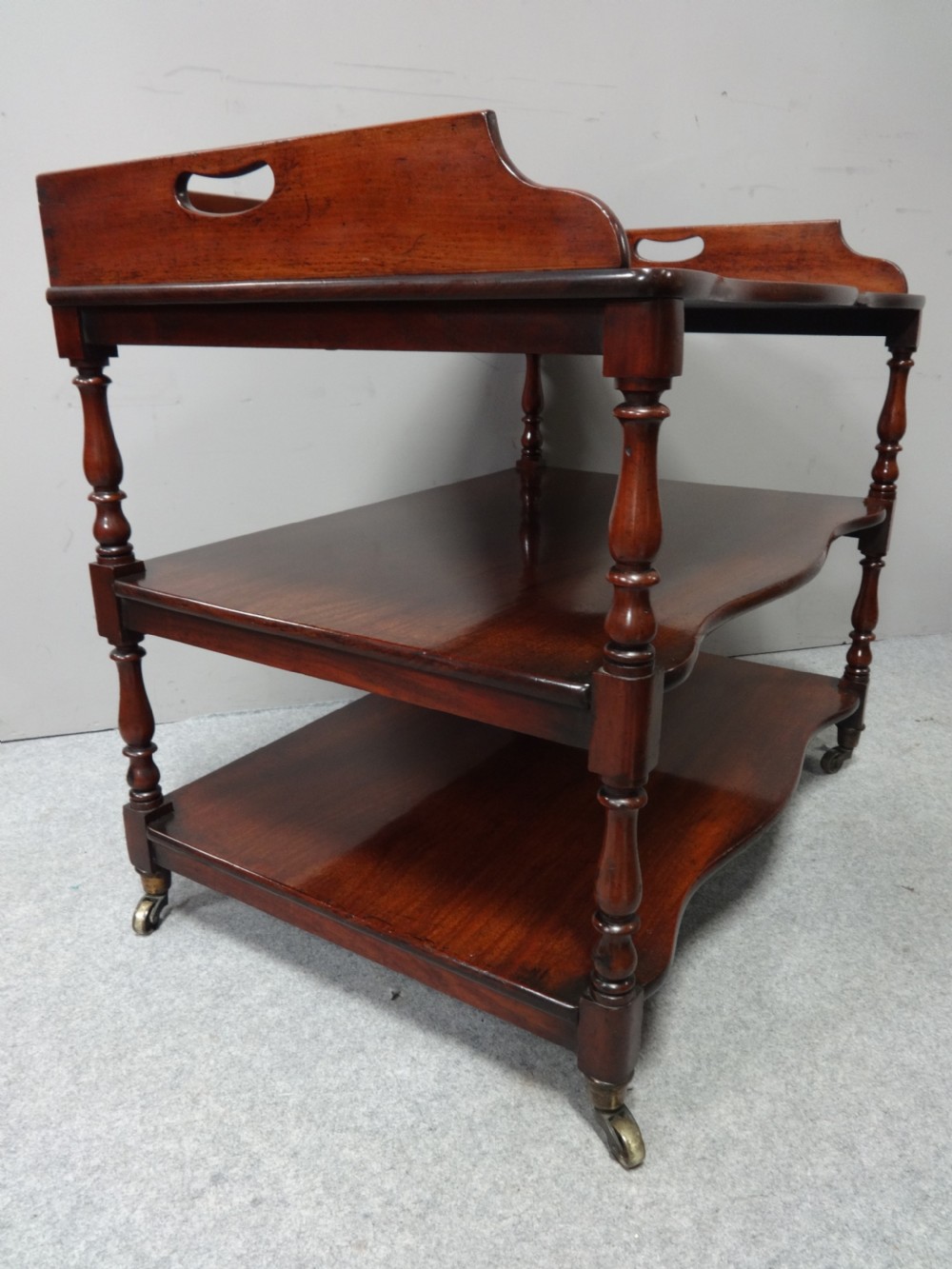 Good Georgian Mahogany Trolley View IV