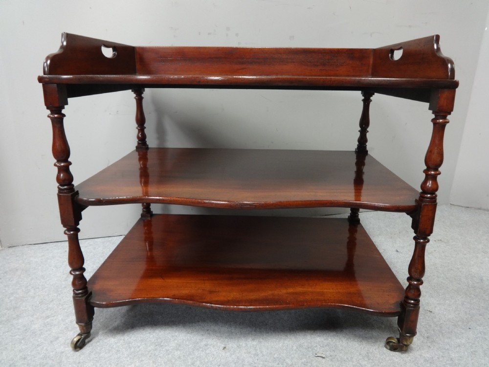 Good Georgian Mahogany Trolley View VII
