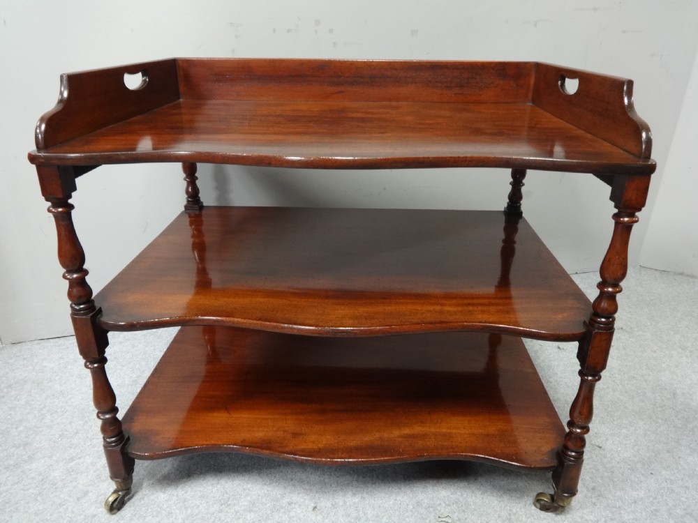 Good Georgian Mahogany Trolley View VIII