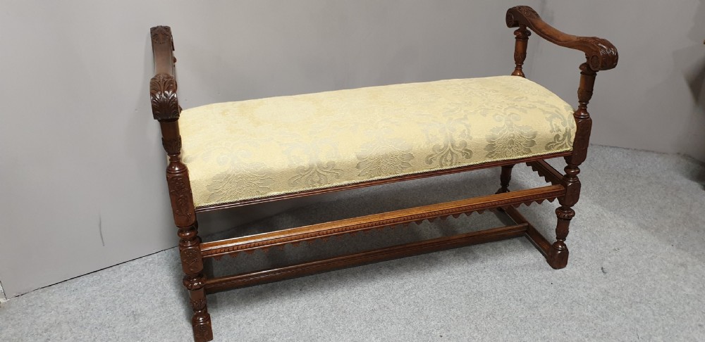 Top Quality French Walnut Duet Stool View XIV
