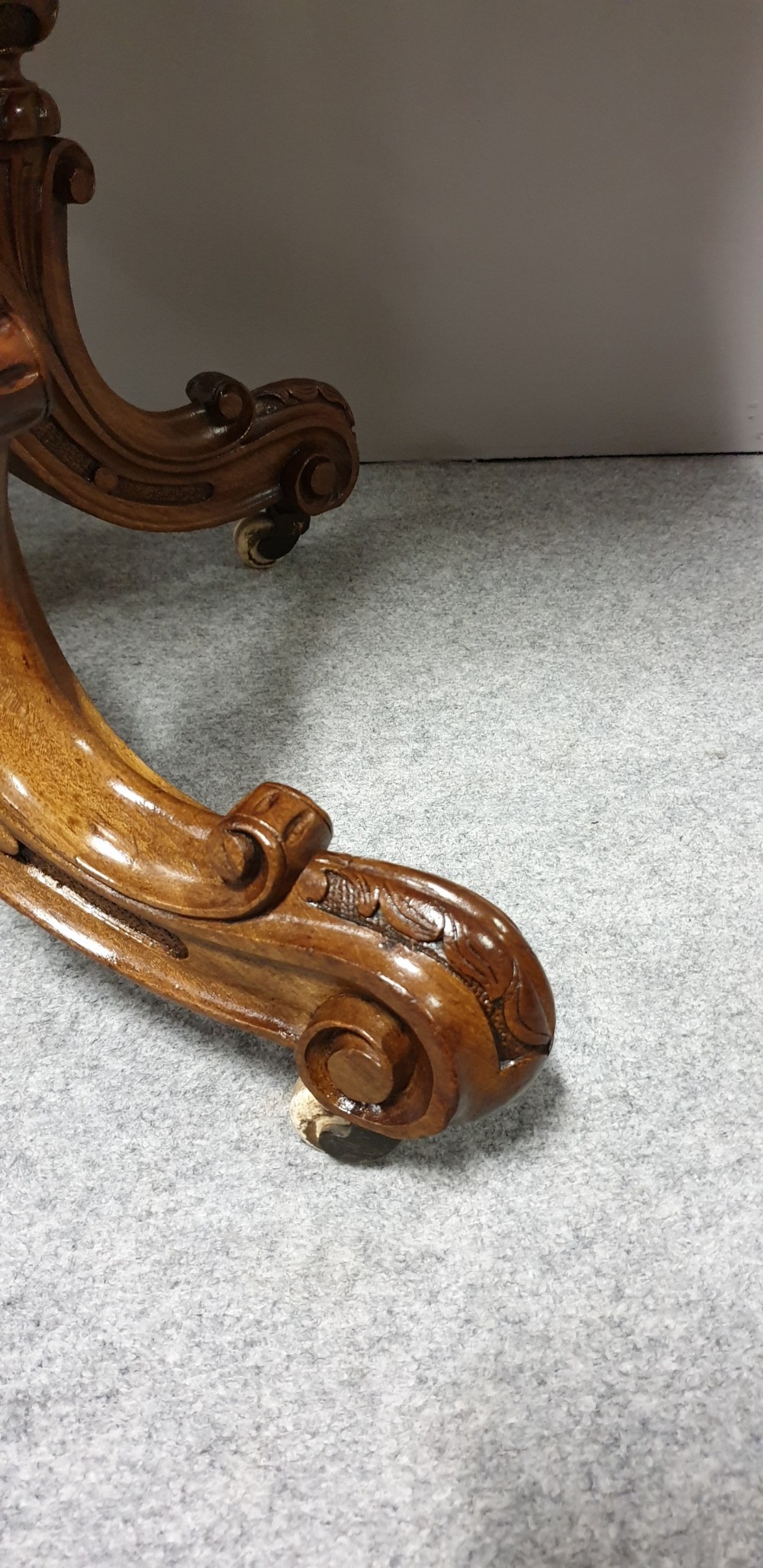 Top Quality Serpentine Burr Walnut Games Table View X