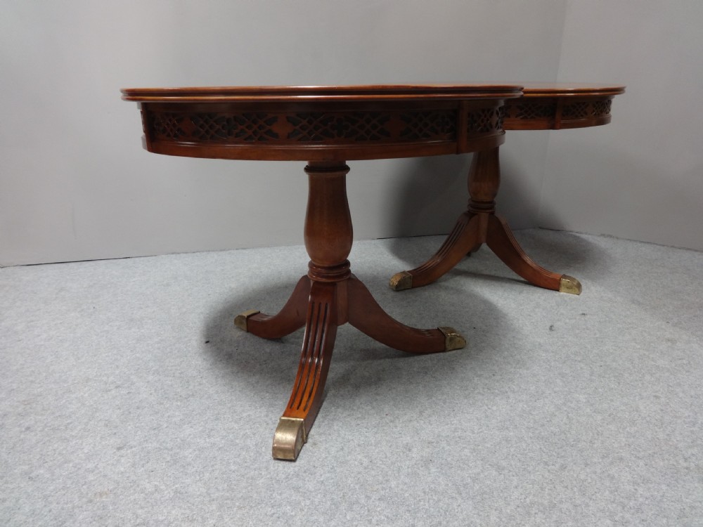Top Quality Pair of Pedestal Lamp Tables