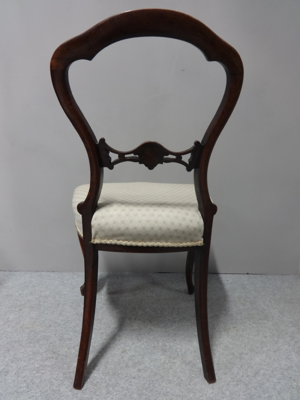 A Pair of Victorian Walnut Hall Chairs View VI