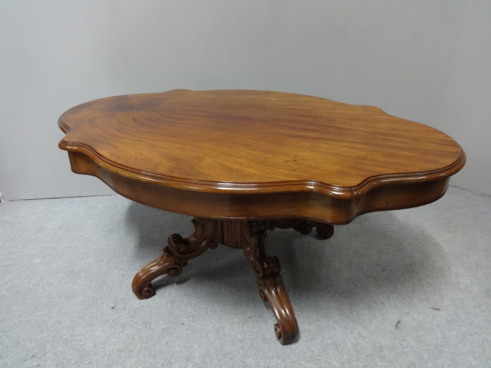 Very Good French Mahogany Coffee Table View IV