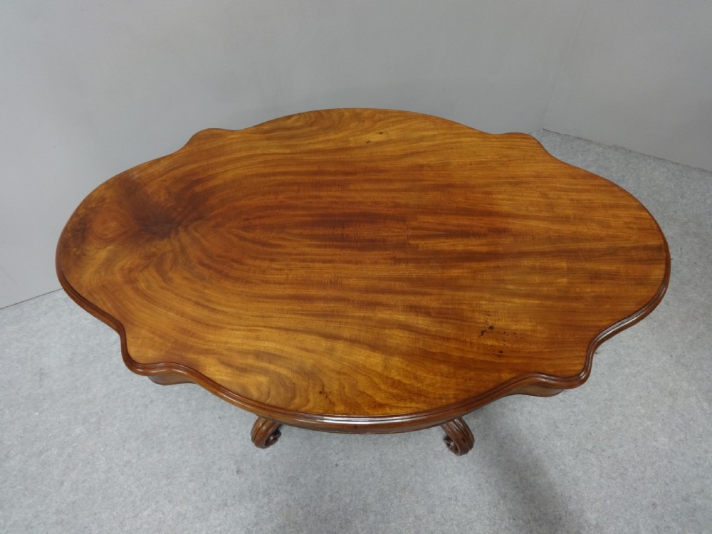 Very Good French Mahogany Coffee Table View V