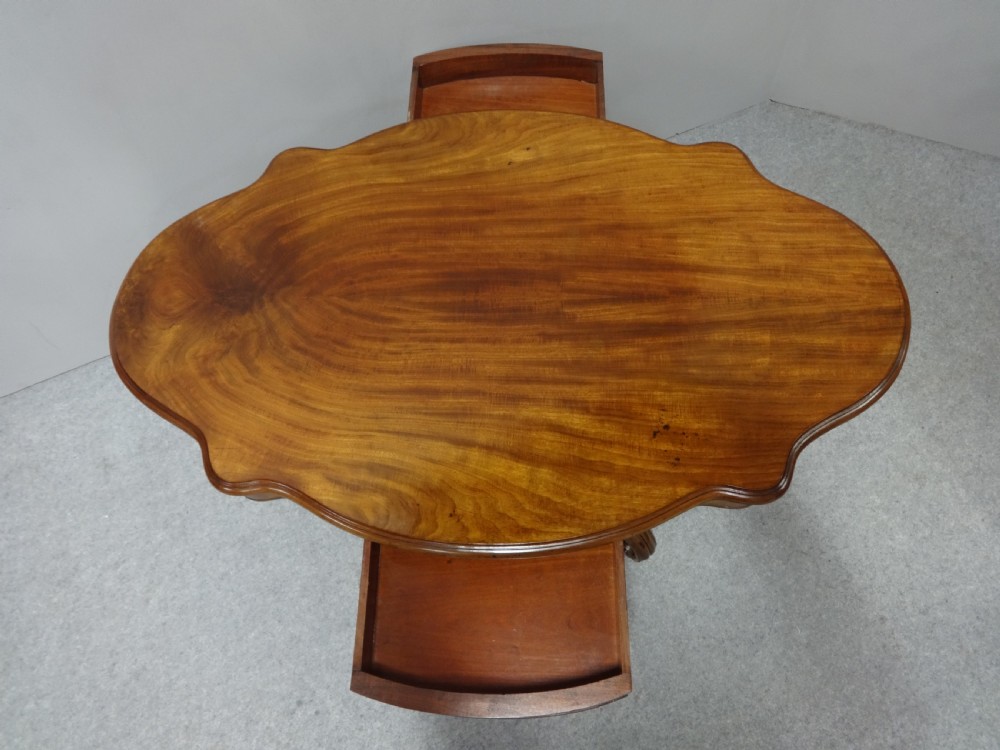 Very Good French Mahogany Coffee Table View VI