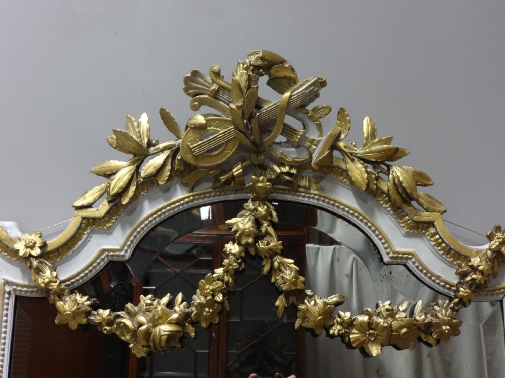 Very Good French Parcel Gilt  Mirror View V