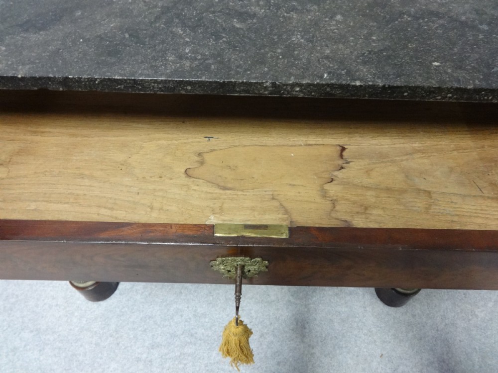 Superb Empire Period  Mahogany Console Table View VIII