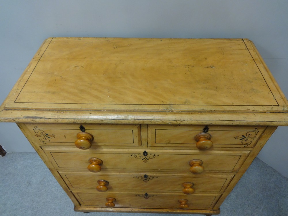 Painted Pine Chest of Drawers View II