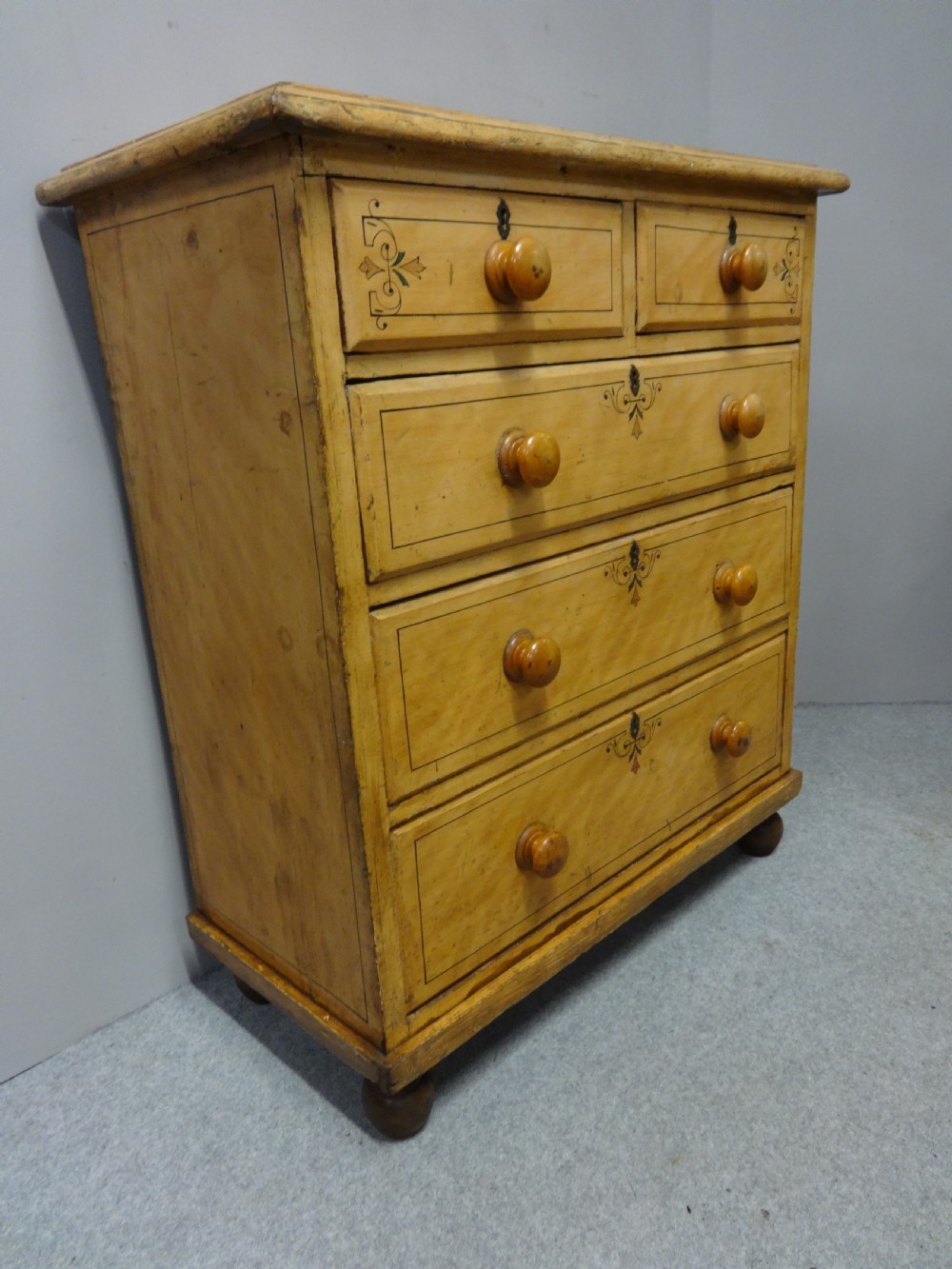 Painted Pine Chest of Drawers View V