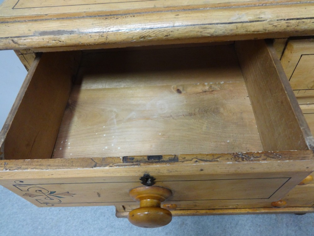 Painted Pine Chest of Drawers View VII