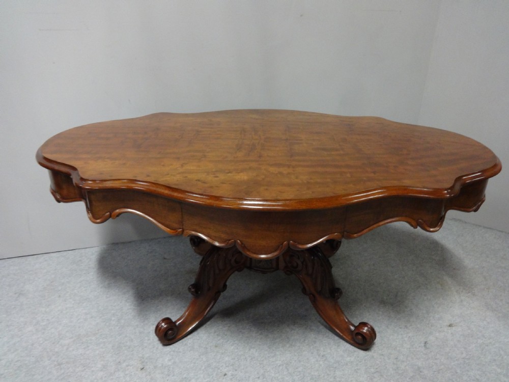 Large Excellent Quality French Mahogany Coffee Table