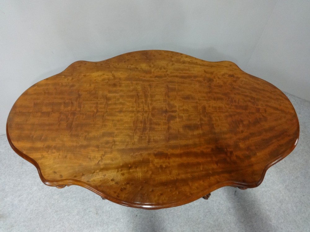Large Excellent Quality French Mahogany Coffee Table View III