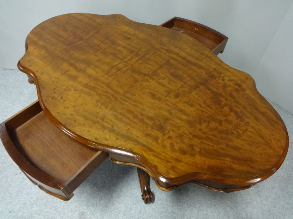 Large Excellent Quality French Mahogany Coffee Table View VI