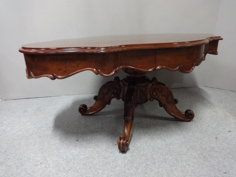 Large Excellent Quality French Mahogany Coffee Table View X
