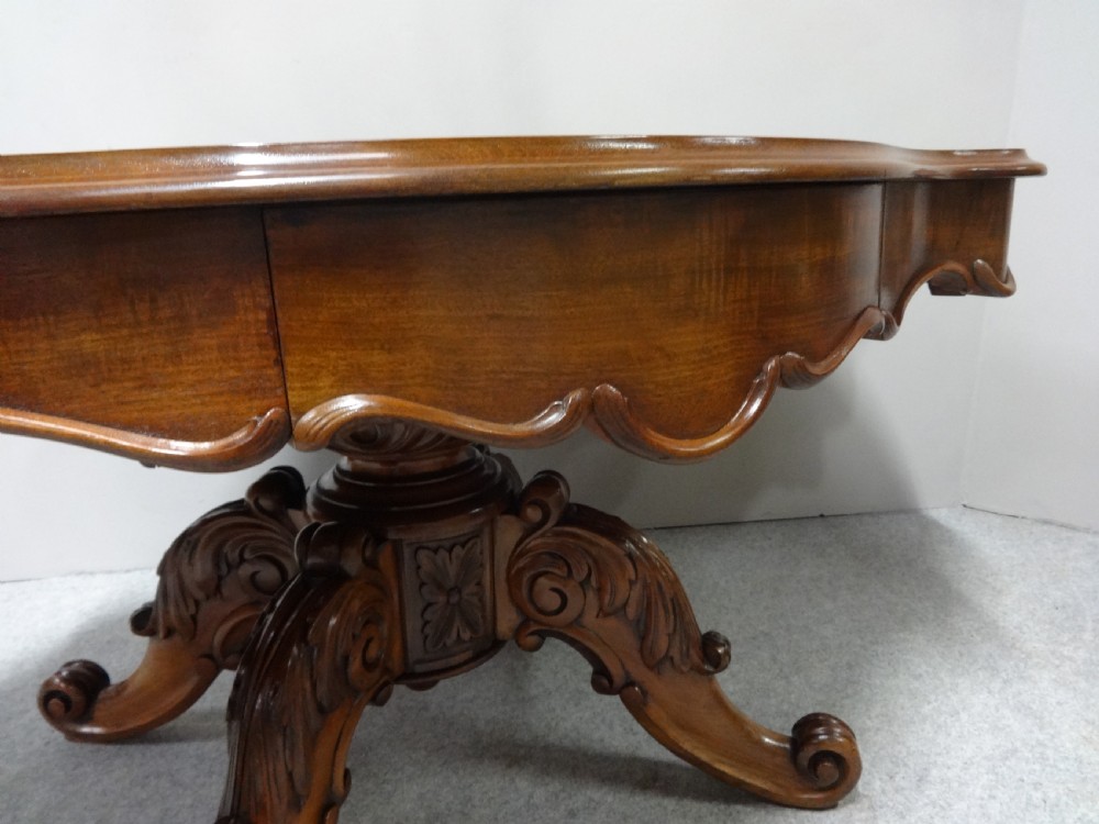 Large Excellent Quality French Mahogany Coffee Table View XIII