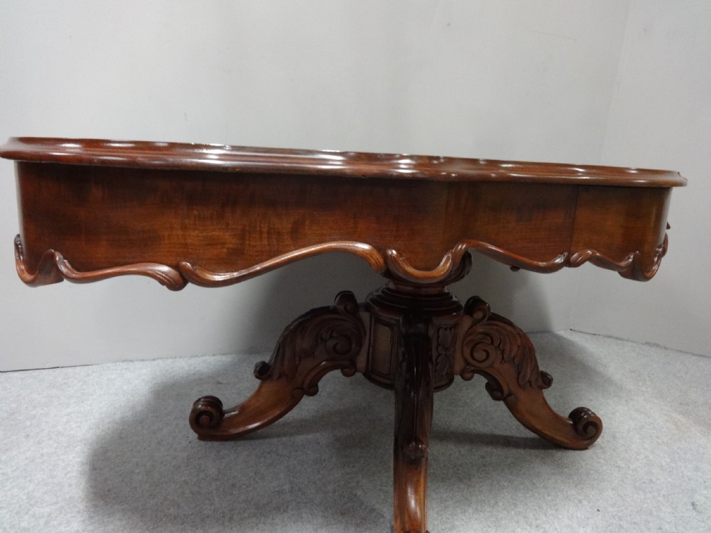 Large Excellent Quality French Mahogany Coffee Table View XIV