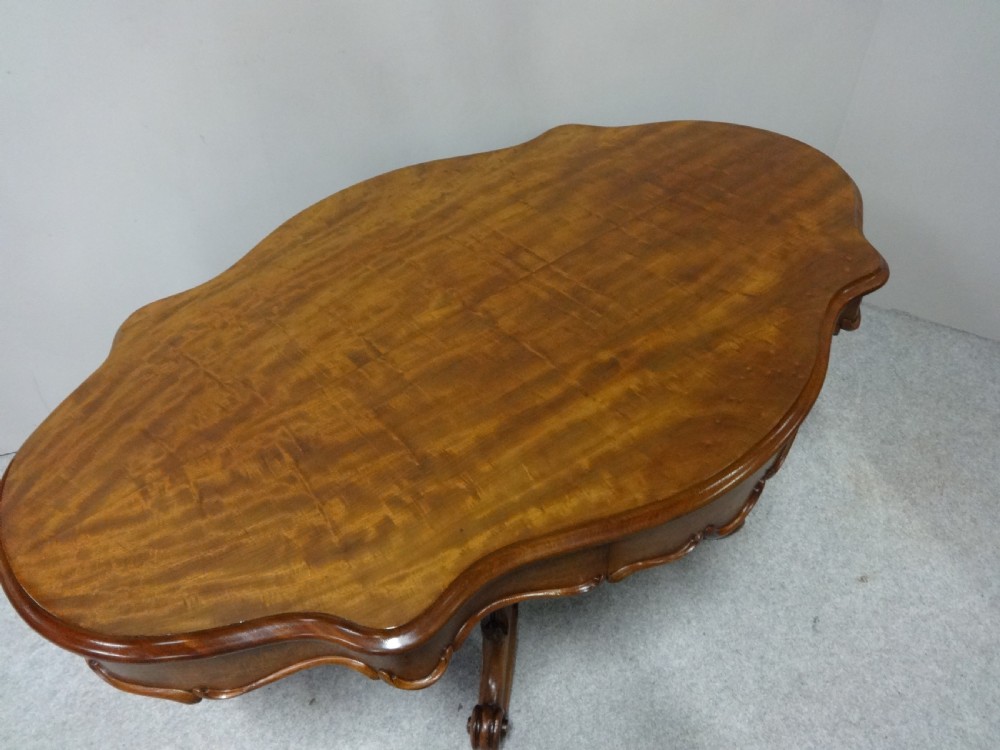 Large Excellent Quality French Mahogany Coffee Table View XV