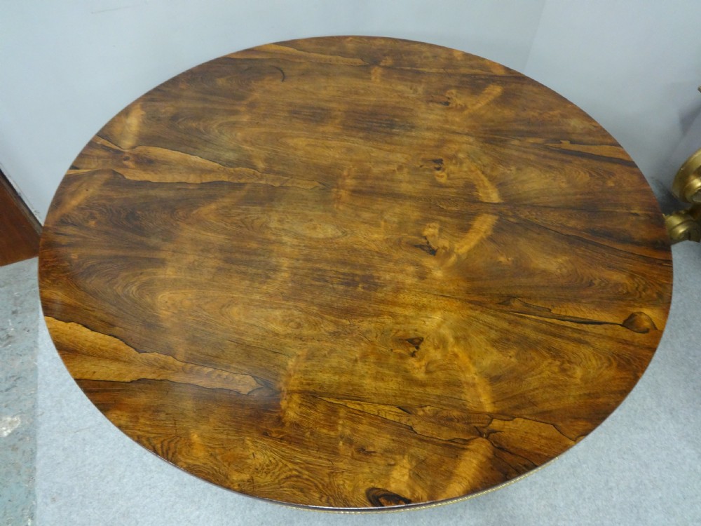 Large Outstanding Regency Rosewood Center Dining Table View V