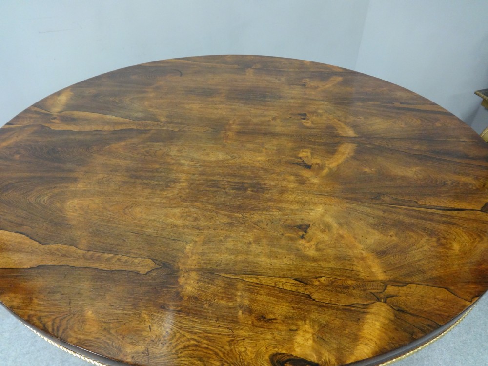 Large Outstanding Regency Rosewood Center Dining Table View VII