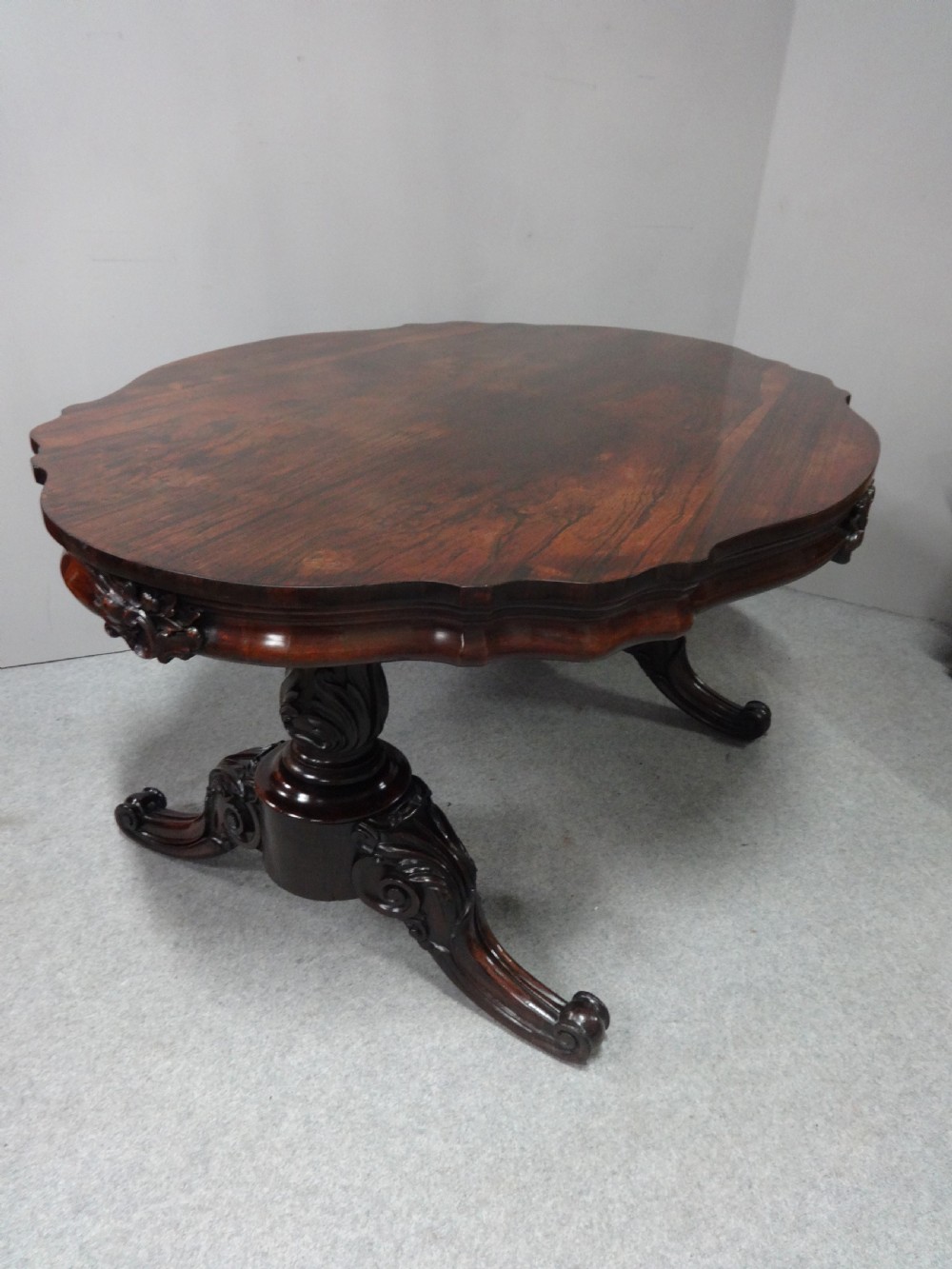 Huge William 4th Gillows Library Table