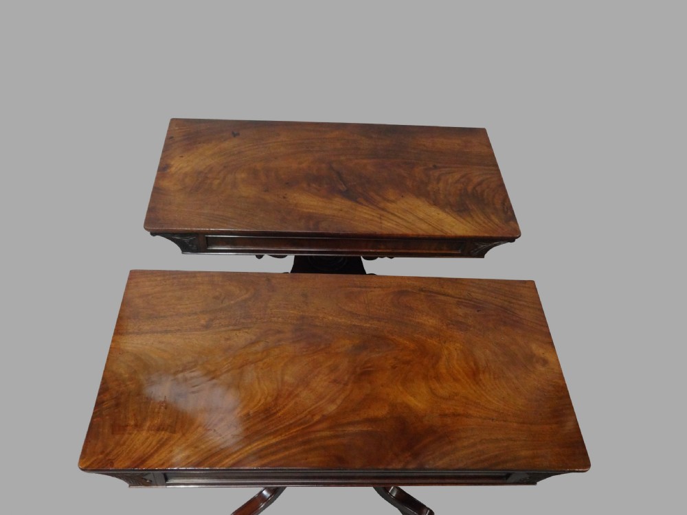 Wonderful Large Pair William 4th Console Tables View XII
